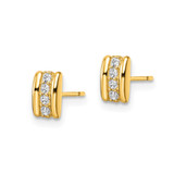 14K CZ Post Earrings - YE-3BBA2DC9-6599