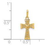 14K D/C Cross Pendant - XR-B47C4591-7944