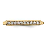 14k Diamond Bar Ring