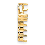 14k Diamond Cross Chain Slide Mounting - PM-84CE3B09-1656