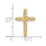 14k Diamond Cross Chain Slide Mounting - PM-84CE3B09-1656