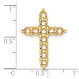 14k Diamond Cross Chain Slide Mounting - PM-A5D6F8E5-4792