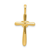 14k Diamond Cross w/Heart Pendant - PM-6E252308-4821