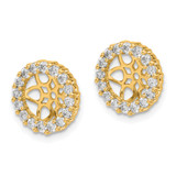 14k Diamond Earring Jackets - EJ-F871EDCC-6733