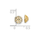 14k Diamond Earring Jackets - EM-AE72FA05-1709