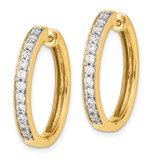14k Diamond Hinged Hoop Earrings - EM-4192ACC8-6002