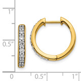 14k Diamond Hinged Hoop Earrings - EM-9E523DF6-1389