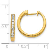14k Diamond Hinged Hoop Earrings - EM-BFE6D3DD-1735