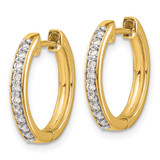 14k Diamond Hinged Hoop Earrings - EM-EA1848C4-8088