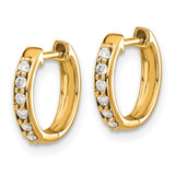 14k Diamond Hinged Hoop Earrings - EM-FB6E437D-8873