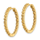 14k Diamond Hinged Hoops Mountings - XE-677B783E-5048