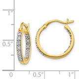 14k Diamond In/Out Hoop Earrings - EM-78B7718D-5857
