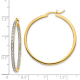14k Diamond In/Out Hoop Earrings - EM-F9E78937-2668