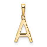 14K Diamond Letter A Initial Pendant - PM-712F491F-5976