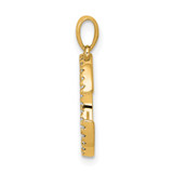 14K Diamond Letter C Initial Pendant - PM-287E1EF5-9160