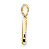 14K Diamond Letter L Initial Pendant - PM-33C85E26-9024