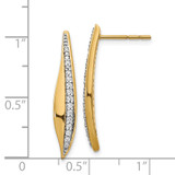 14k Diamond Post Earrings - EM-05F0310B-5775