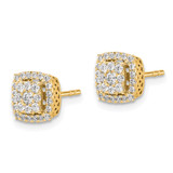 14k Diamond Post Earrings - EM-F87E8809-9124