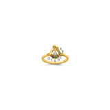 14k Diamond with 7 Birthstone Mother/Child Ring Semi-mount