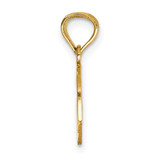 14k Diamond-cut Break Apart BEST FRIEND Heart Pendant