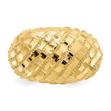 14k Diamond-Cut Dome Ring - R1-A6124DE3-5309