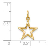14k Diamond-cut Star Charm - C1-93DA9774-7291