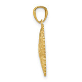 14K Diamond-Cut Starfish Pendant - C4-E4F65690-4055