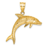14k Dolphin Pendant - C2-EB94BEFC-4129