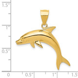 14k Dolphin Pendant - C2-EB94BEFC-4129