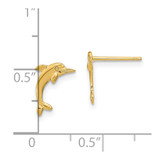 14k Dolphin Post Earrings - TE-7E5CC77F-5702
