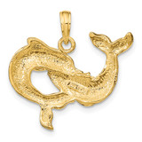14k Dolphins Pendant - K7-ADC3354B-9431