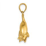 14k Dolphins Pendant - K9-E5375246-7037