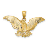14K Eagle w/ Wings Spread Charm - K6-466C7197-5049