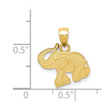 14K Elephant Charm - D3-4C14F22B-1163