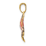 14K Enameled Butterfly Pendant - K4-7F8F8C61-5821