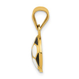 14k Enameled Soccer Ball Pendant - K2-B68B8EA2-9142