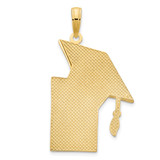 14k Epoxy Graduation Cap and Diploma Pendant
