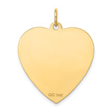 14k Etched .018 Gauge Engravable Heart Disc Charm - XM-2FD71A1C-8440