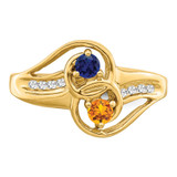 14k Family Jewelry Ring Mounting - XM-EEF19BAD-9812