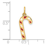14k Fancy Candy Cane