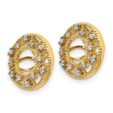 14k Fancy Diamond Earring Jackets - EJ-73060C2B-8135