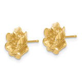 14k Fancy Diamond Flower Earring Mountings