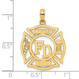 14k FD LADIES AUX in Shield Charm