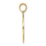 14k Fireman Helmet in Disk Charm