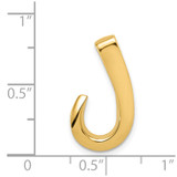 14k Fits up to 6mm Regular, 8mm Fancy Reversible Omega Slide