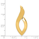 14k Fits up to 6mm Regular/8mm on Fancy/Reversible Fancy Omega Slide