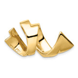 14k Fits up to 8mm Regular, 10mm Fancy Reversible Omega Slide - SL-9AE73CF7-2583