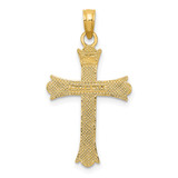 14k Fleur De Lis Cross Pendant - M1-29D9E267-6368
