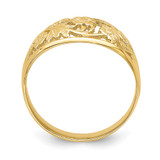 14K Floral Dome Ring