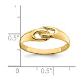 14k Free Form Knot Ring - D3-13D22D9A-5335